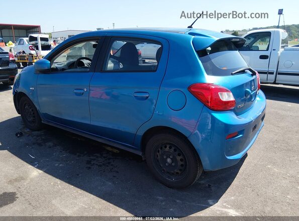 ML32A3HJ9JH009502 2018 MITSUBISHI MIRAGE Blue Задня ліва чверть