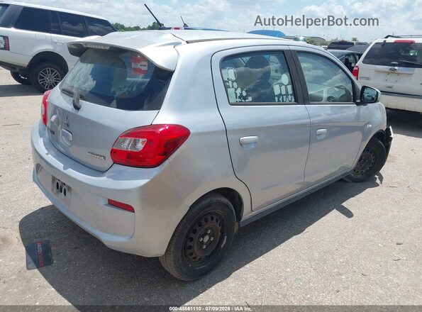 ML32A3HJ9JH014893 2018 MITSUBISHI MIRAGE Серебряный Задняя правая четверть