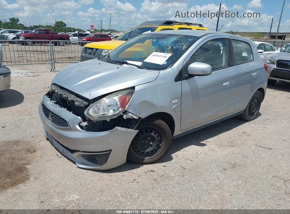 ML32A3HJ9JH014893 2018 MITSUBISHI MIRAGE Серебряный Передняя левая четверть