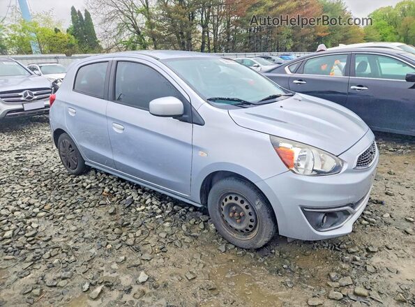 ML32A3HJXHH000222 2017 MITSUBISHI MIRAGE Silver Delantero derecho