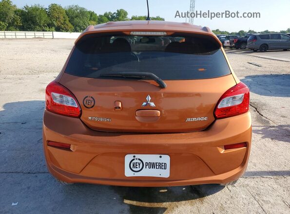 ML32A3HJXKH003905 2019 MITSUBISHI MIRAGE Orange Widok z tyłu