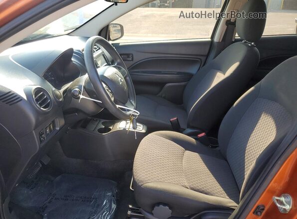 ML32A3HJXKH003905 2019 MITSUBISHI MIRAGE Orange Widok wnętrza z przodu