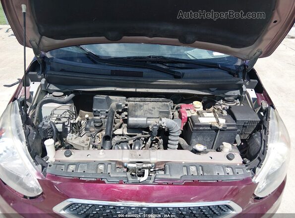 ML32A3HJXKH008828 2019 MITSUBISHI MIRAGE Burgundy Հետևի տեսք