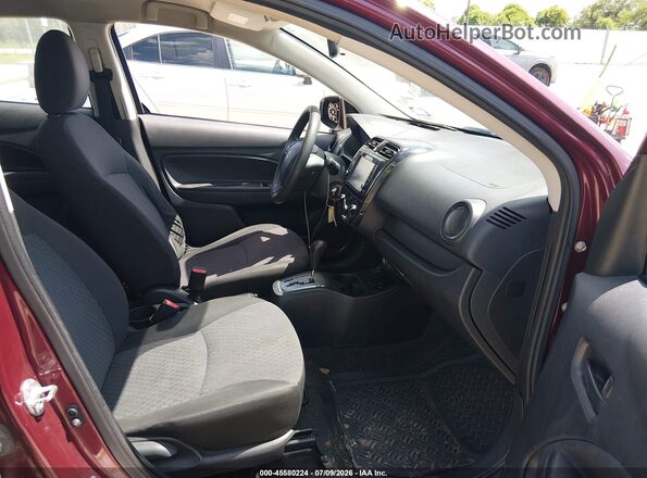 ML32A3HJXKH008828 2019 MITSUBISHI MIRAGE Burgundy Սալոնի դիմացի տեսք