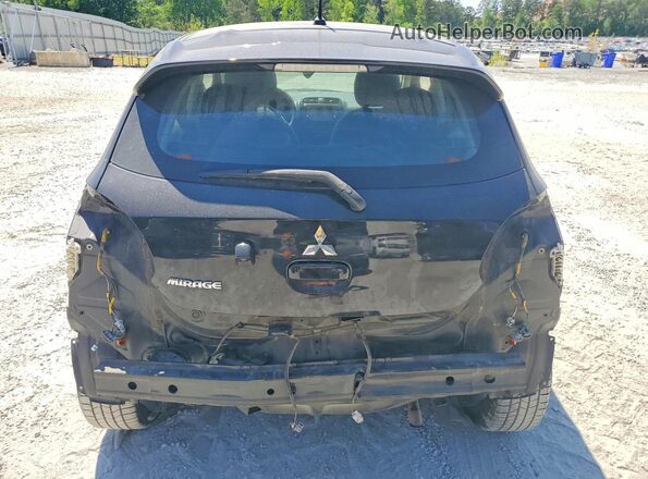 ML32A3HJXLH009933 2020 MITSUBISHI MIRAGE Black Widok z tyłu