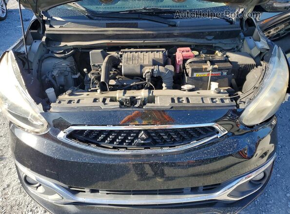 ML32A4HJ2HH021197 2017 MITSUBISHI MIRAGE Black ძრავის განყოფილების ხედი
