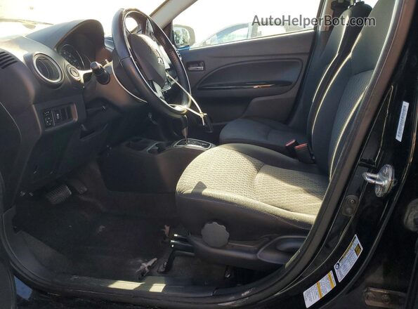 ML32A4HJ2HH021197 2017 MITSUBISHI MIRAGE Black წინა სალონის ხედი