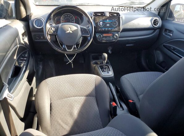 ML32A4HJ2HH021197 2017 MITSUBISHI MIRAGE Black წინა პანელის ხედი