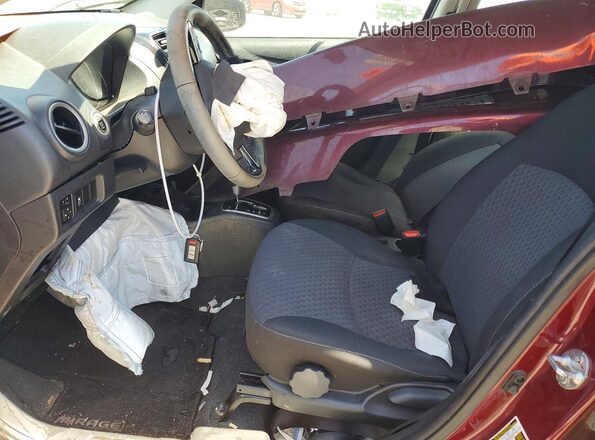ML32A4HJ5HH020822 2017 MITSUBISHI MIRAGE Maroon Vista interior delantera