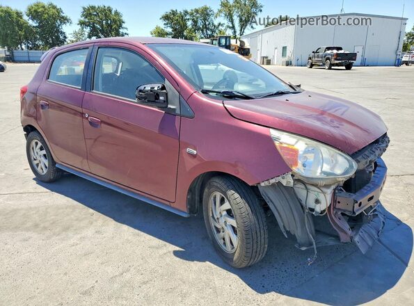 ML32A4HJ5HH020822 2017 MITSUBISHI MIRAGE Maroon Delantero derecho