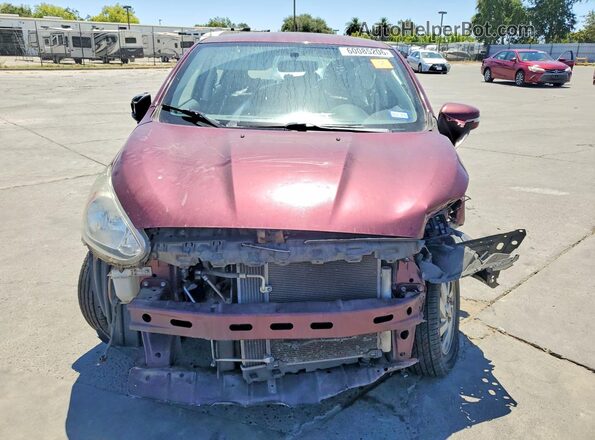 ML32A4HJ5HH020822 2017 MITSUBISHI MIRAGE Maroon Vista frontal