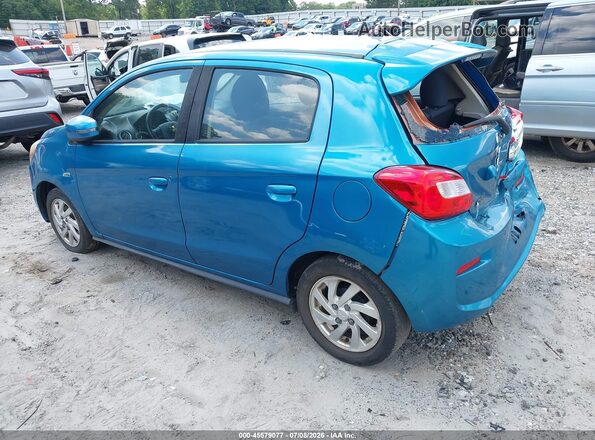 ML32A4HJ8HH015176 2017 MITSUBISHI MIRAGE Light Blue Rear left