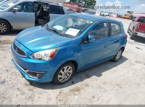 ML32A4HJ8HH015176 2017 MITSUBISHI MIRAGE Light Blue Front left