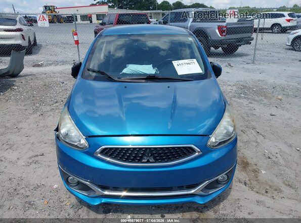 ML32A4HJ8HH015176 2017 MITSUBISHI MIRAGE Light Blue Instrument cluster view