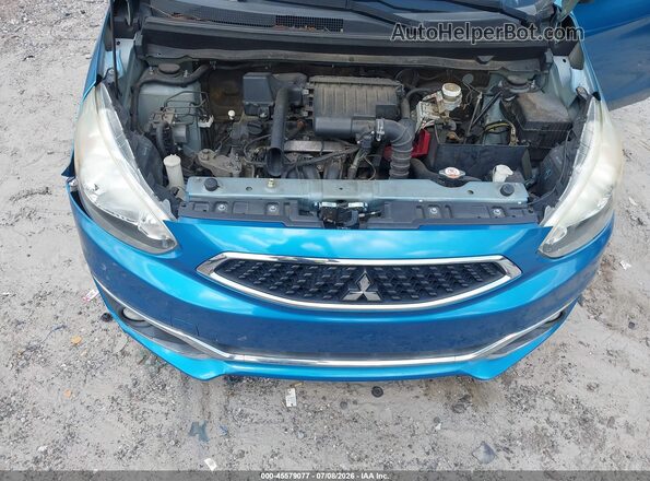ML32A4HJ8HH015176 2017 MITSUBISHI MIRAGE Light Blue Rear view