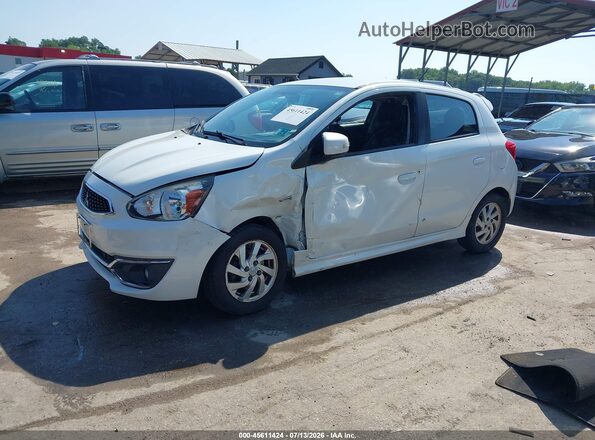 ML32A4HJXHH019634 2017 MITSUBISHI MIRAGE White Առջևի ձախ երեք քառորդ տեսարան