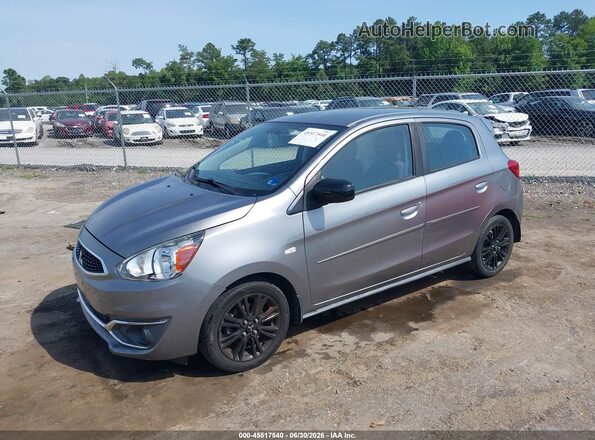 ML32A5HJ0KH016223 2019 MITSUBISHI MIRAGE Gray Առջևի ձախ երեք քառորդ տեսարան