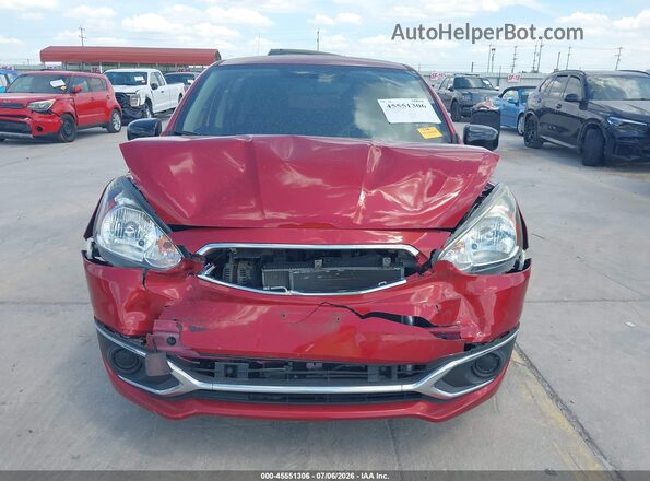 ML32A5HJ0LH009385 2020 MITSUBISHI MIRAGE Red Instrument cluster view