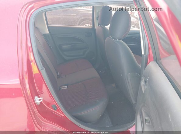 ML32A5HJ0LH009385 2020 MITSUBISHI MIRAGE Red VIN sticker view