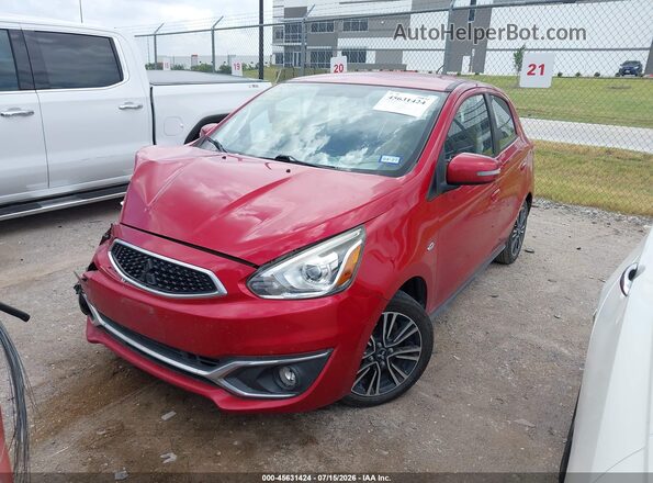 ML32A5HJ1KH003139 2019 MITSUBISHI MIRAGE Красный Передняя левая четверть