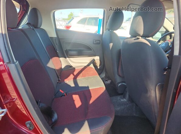 ML32A5HJ2KH015929 2019 MITSUBISHI MIRAGE Maroon Widok tylnych siedzeń
