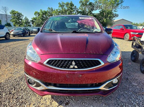 ML32A5HJ2KH015929 2019 MITSUBISHI MIRAGE Maroon Widok z przodu