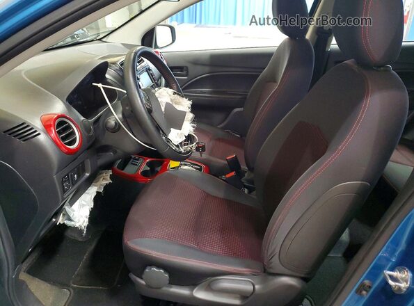 ML32A5HJ3LH001782 2020 MITSUBISHI MIRAGE Blue წინა სალონის ხედი