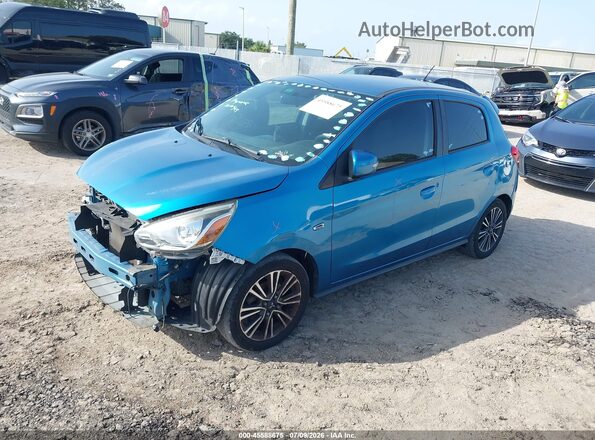 ML32A5HJ5KH012605 2019 MITSUBISHI MIRAGE Синий Передняя левая четверть