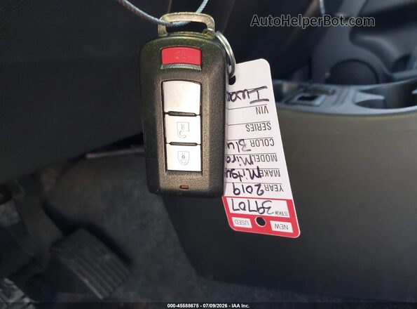 ML32A5HJ5KH012605 2019 MITSUBISHI MIRAGE Синий Вид панели приборов