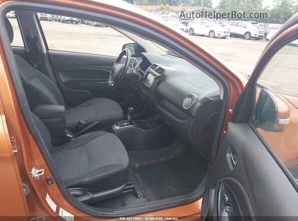 ML32A5HJ7HH016504 2017 MITSUBISHI MIRAGE Orange Вид салону спереду