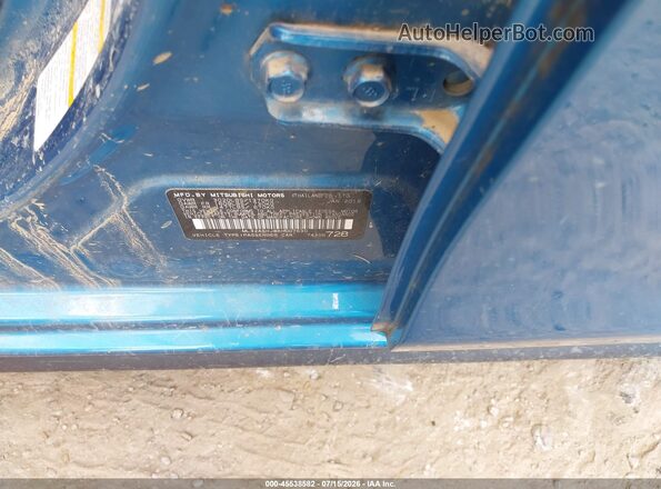 ML32A5HJ8KH007530 2019 MITSUBISHI MIRAGE Blue Շարժիչի բաժամունքի տեսք