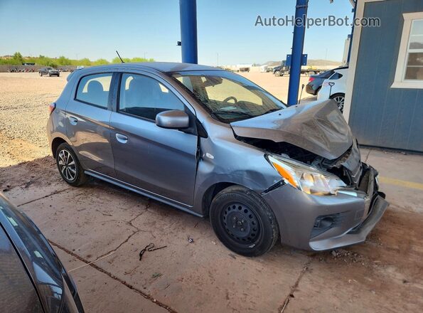 ML32AUHJ0MH007678 2021 MITSUBISHI MIRAGE Gray Delantero derecho