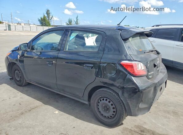 ML32AUHJ0MH012539 2021 MITSUBISHI MIRAGE Black Задня ліва чверть