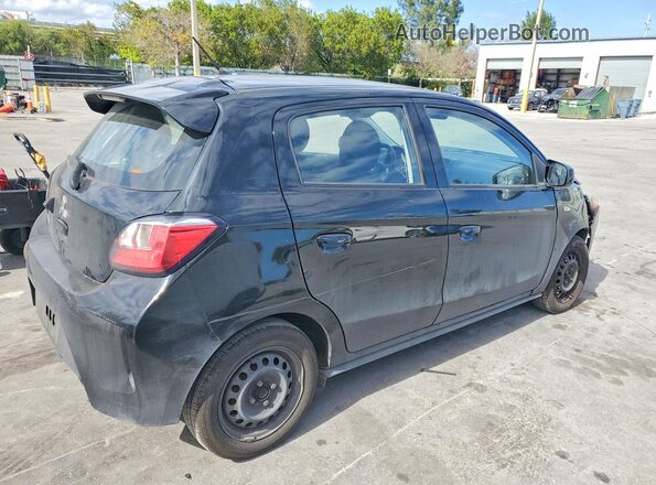 ML32AUHJ0MH012539 2021 MITSUBISHI MIRAGE Black Задня права чверть