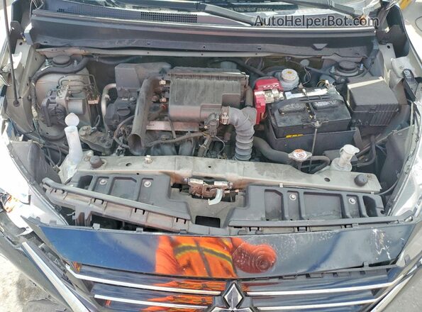 ML32AUHJ0MH012539 2021 MITSUBISHI MIRAGE Black Вид задньої частини салону