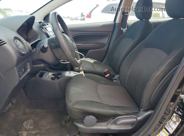 ML32AUHJ0MH012539 2021 MITSUBISHI MIRAGE Black Вид салону спереду