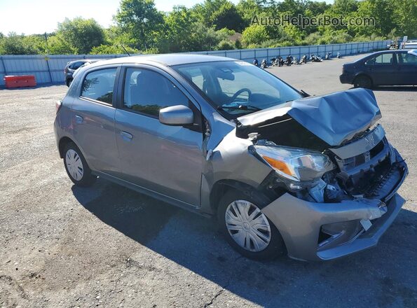 ML32AUHJ0MH014338 2021 MITSUBISHI MIRAGE Gray წინა მარჯვენა
