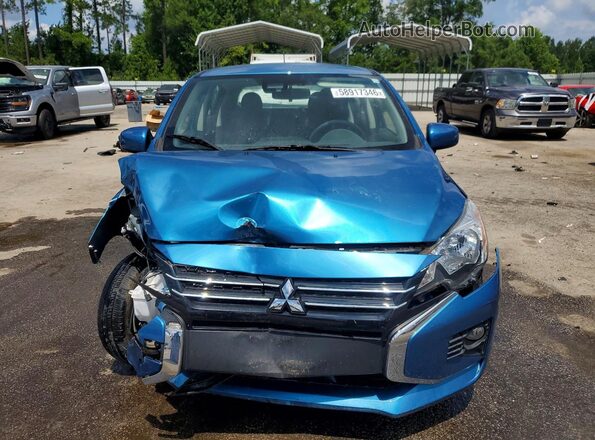 ML32AUHJ0RH004450 2024 MITSUBISHI MIRAGE Turquoise Widok z przodu