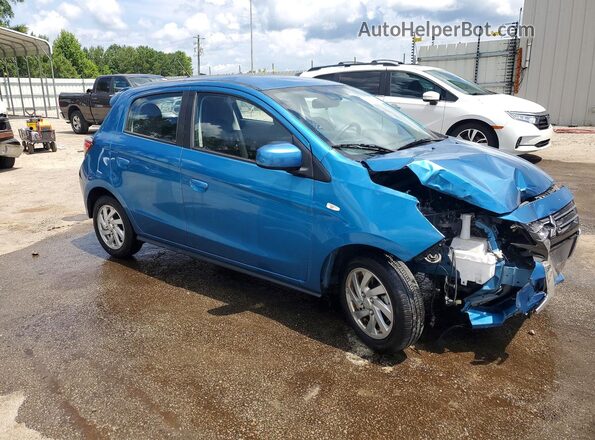 ML32AUHJ0RH004450 2024 MITSUBISHI MIRAGE Turquoise Przód prawy
