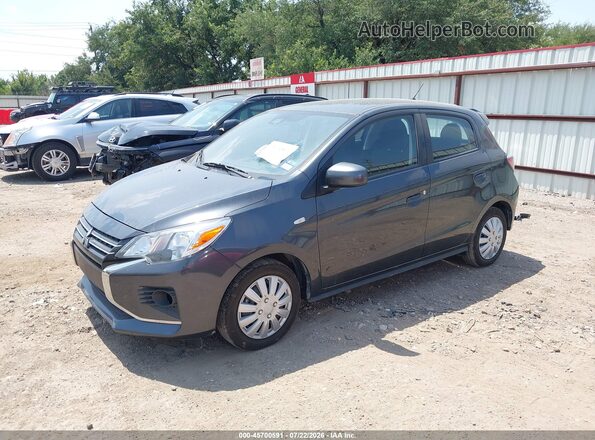 ML32AUHJ0RH012676 2024 MITSUBISHI MIRAGE Gray Առջևի ձախ երեք քառորդ տեսարան