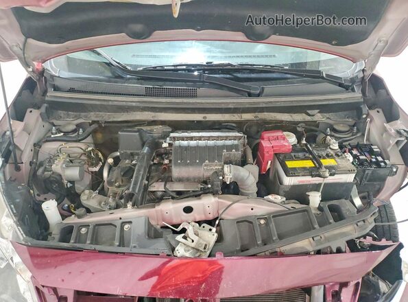 ML32AUHJ0RH013102 2024 MITSUBISHI MIRAGE Burgundy Вид задньої частини салону