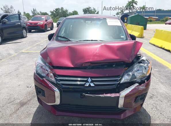 ML32AUHJ0RH017957 2024 MITSUBISHI MIRAGE Red Դիմացի տեսք