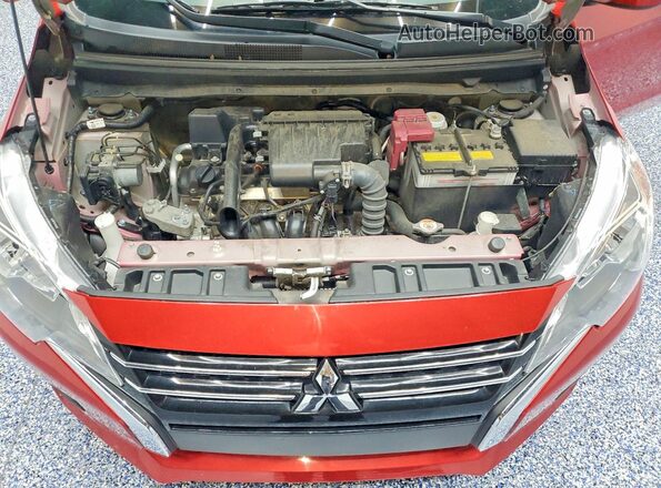 ML32AUHJ0RH017960 2024 MITSUBISHI MIRAGE Red Rear interior view
