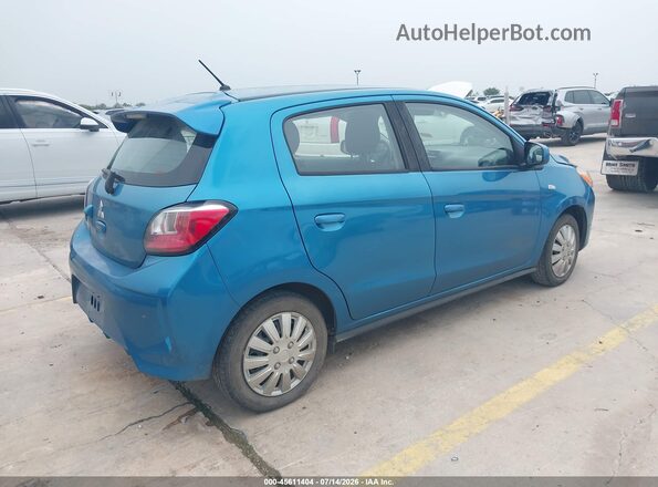 ML32AUHJ1MH005857 2021 MITSUBISHI MIRAGE Синий Задняя правая четверть