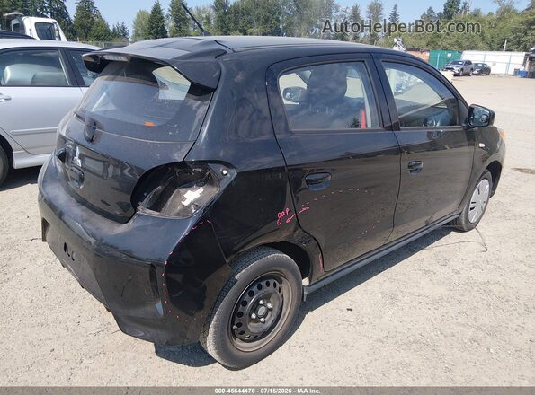 ML32AUHJ1MH012906 2021 MITSUBISHI MIRAGE Black Trasero derecho