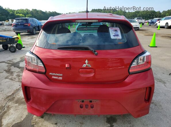 ML32AUHJ1NH001132 2022 MITSUBISHI MIRAGE Red Rear view