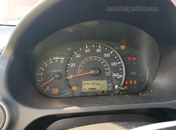 ML32AUHJ1NH001132 2022 MITSUBISHI MIRAGE Red Instrument cluster view