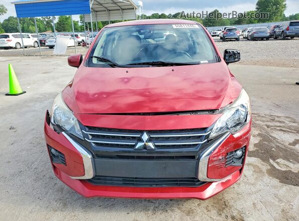 ML32AUHJ1NH001132 2022 MITSUBISHI MIRAGE Red Front view