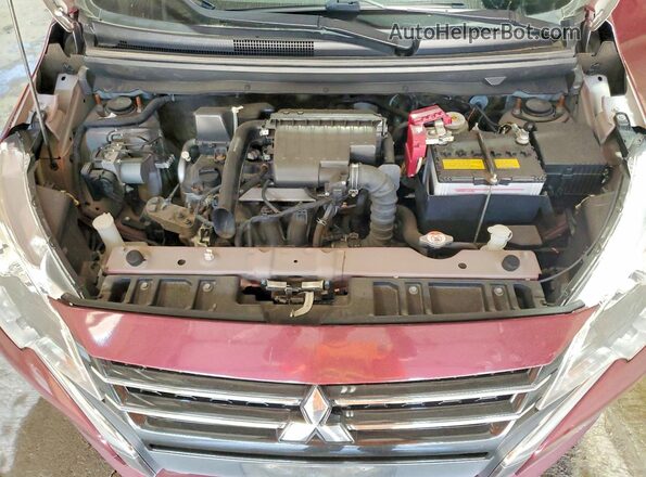 ML32AUHJ2MH001686 2021 MITSUBISHI MIRAGE Purple Widok wnętrza z tyłu