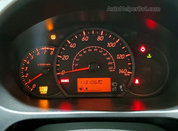 ML32AUHJ2MH001686 2021 MITSUBISHI MIRAGE Purple Widok zestawu wskaźników
